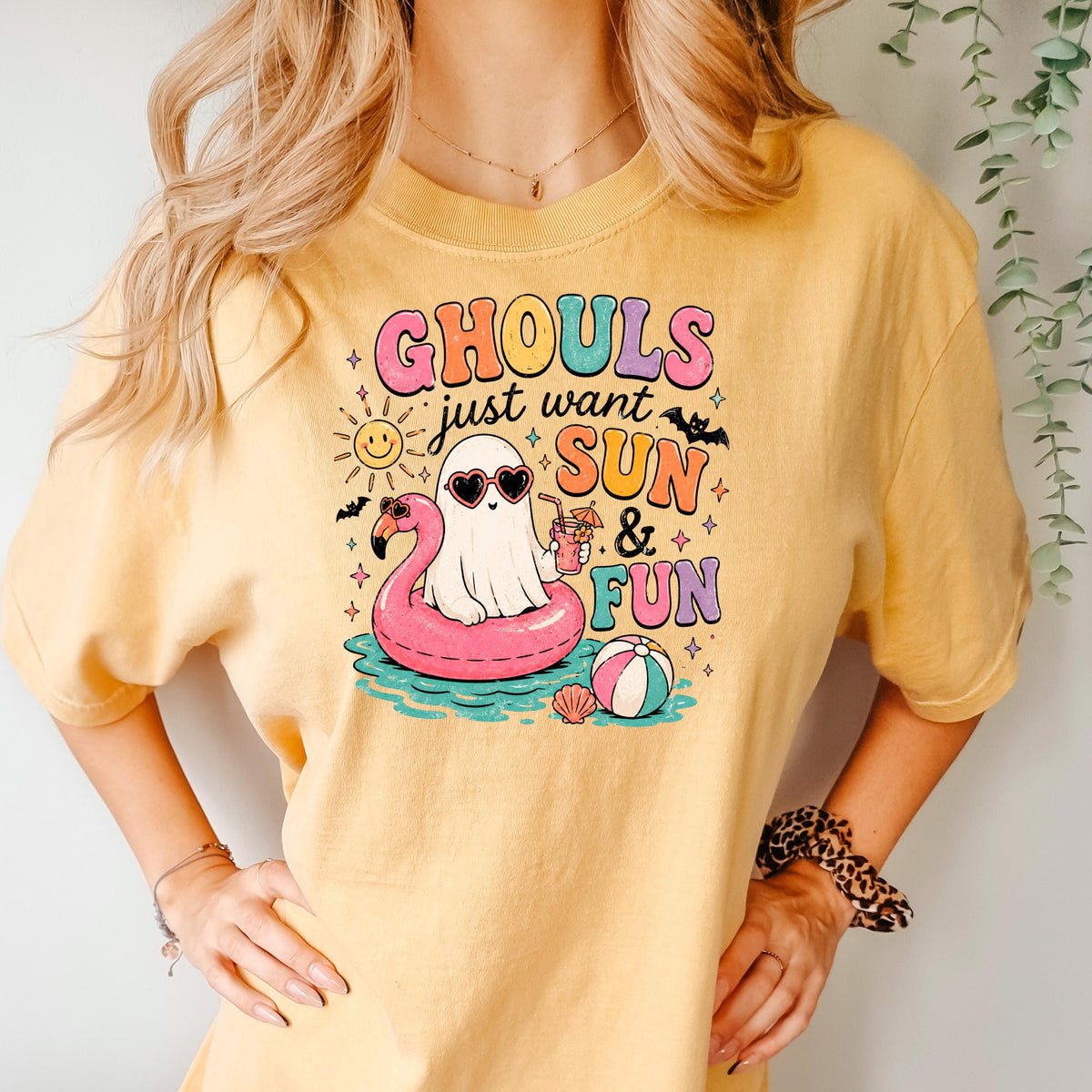 Summerween Shirt – Retro Spooky Beach Tee | Pastel Goth Halloween Summer Top