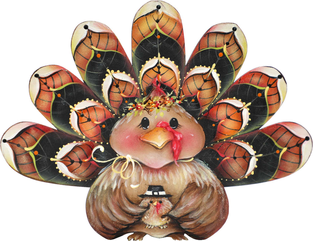 Be Thankful Turkey Door Sitter – Cute Thanksgiving Home Decor