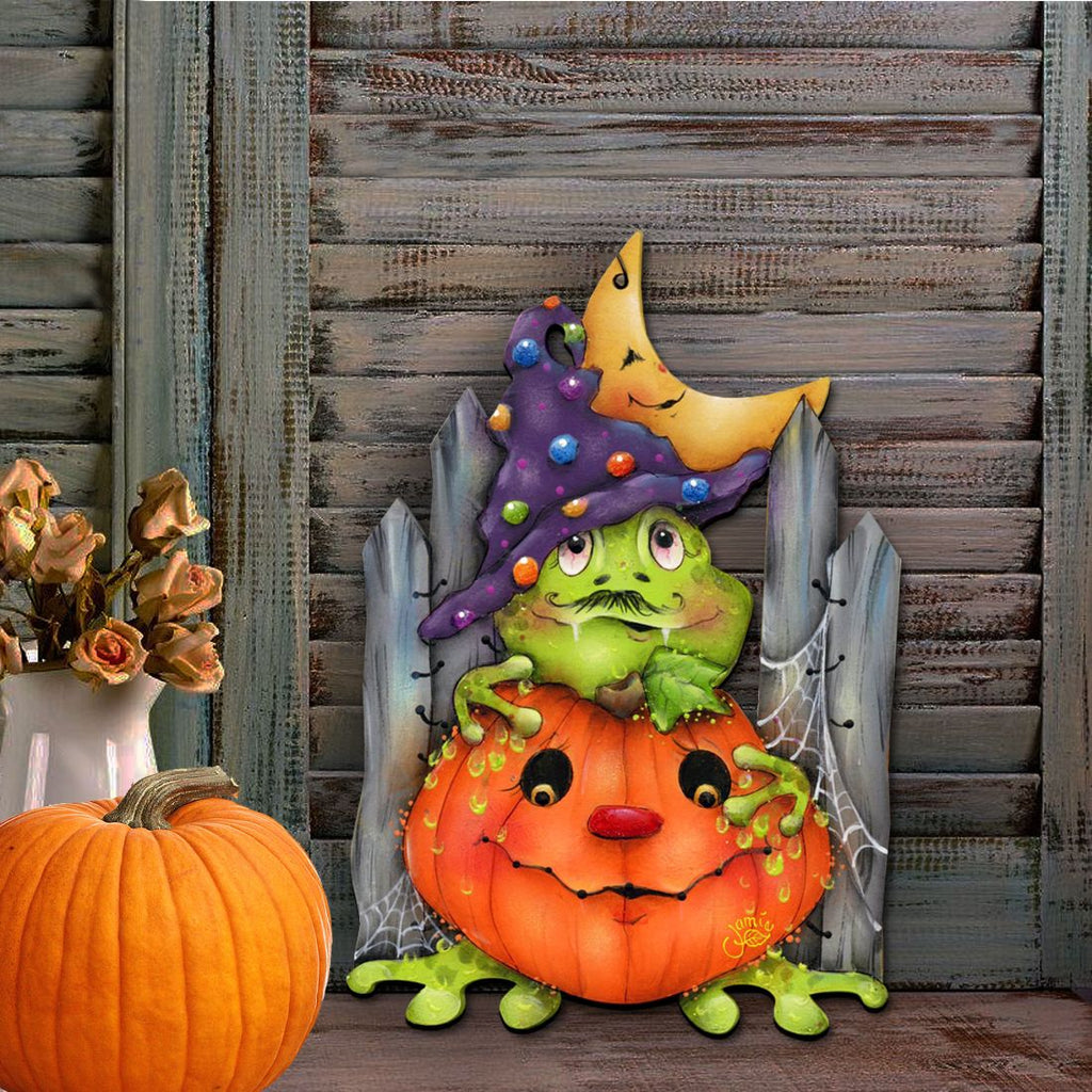 Jeepers Creepers Halloween Door Decor – Spooky Holiday Decoration for Home