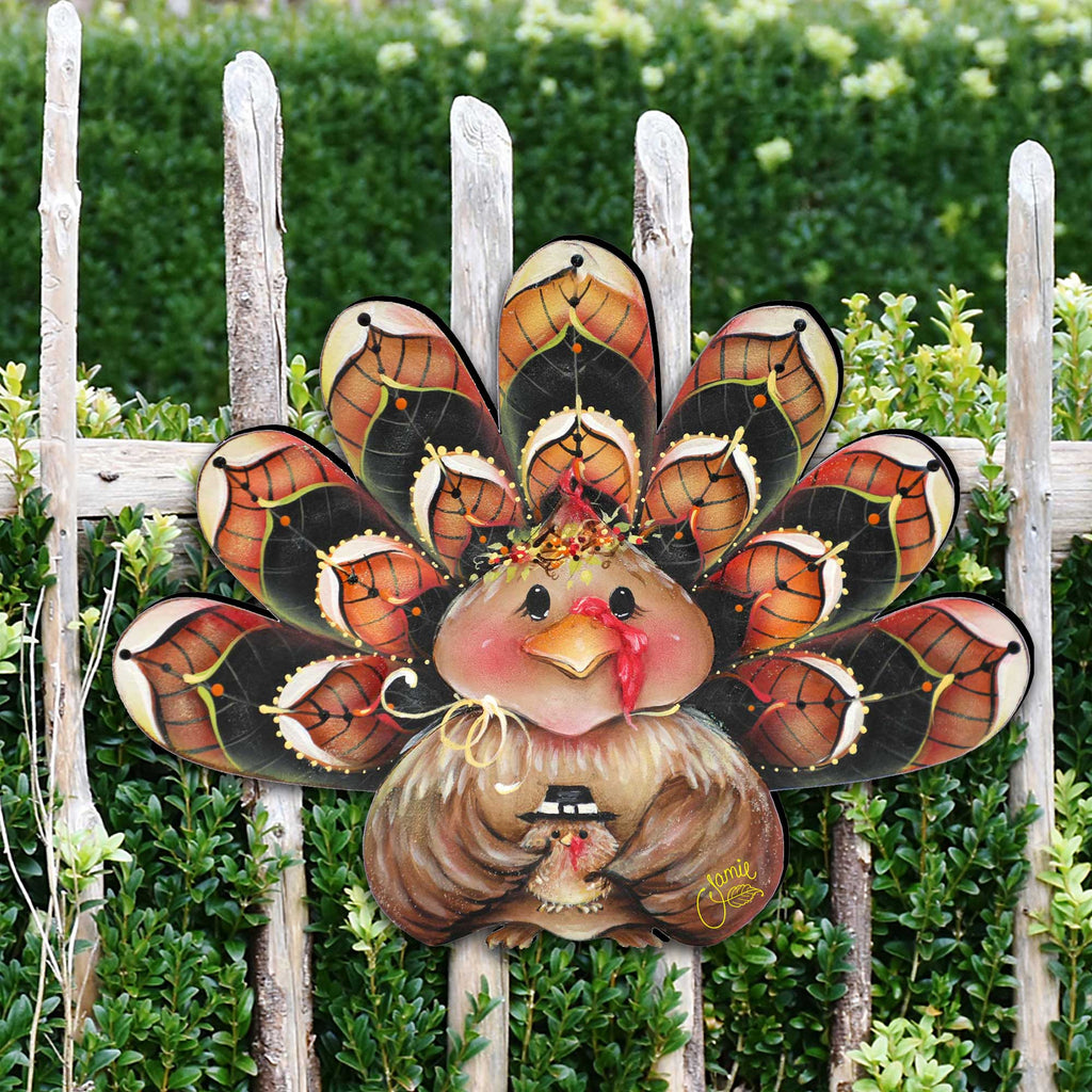Be Thankful Turkey Door Sitter – Cute Thanksgiving Home Decor
