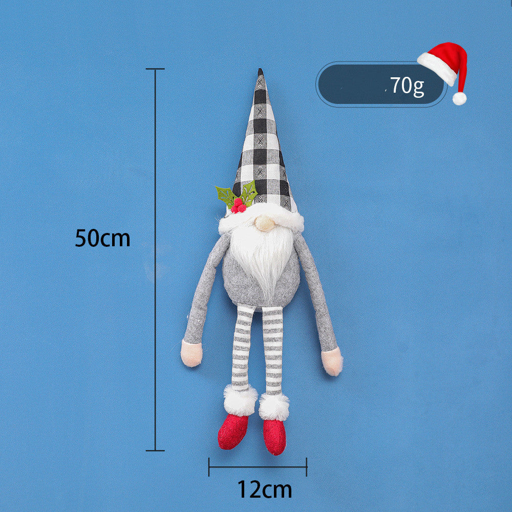 Christmas Santa Gnome Curtain Tiebacks – Holiday Home Decor
