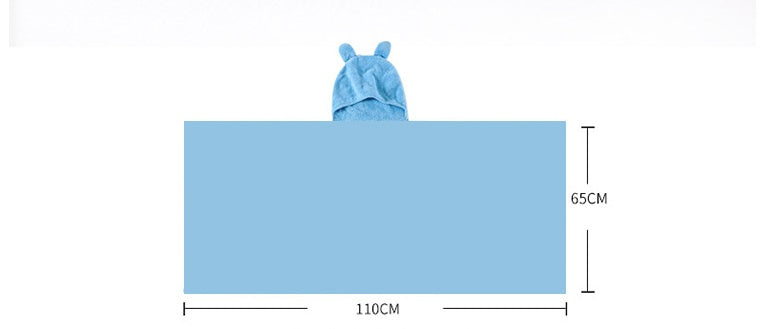 Soft Baby Hooded Bath Towel – Cotton Blend, 5 Colors