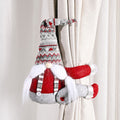 Christmas Santa Gnome Curtain Tiebacks – Holiday Home Decor