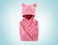 Soft Baby Hooded Bath Towel – Cotton Blend, 5 Colors