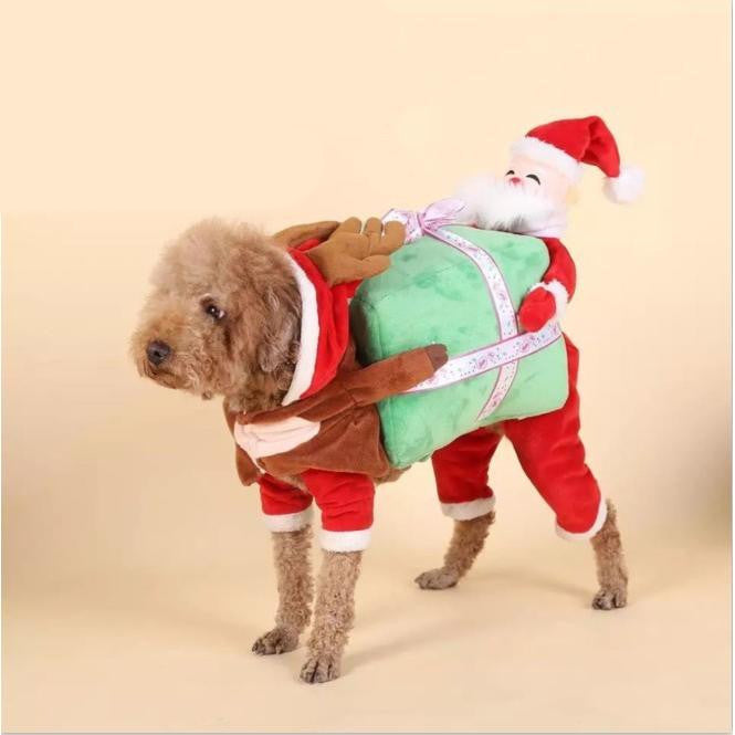 Halloween & Christmas Dog Costume – Festive Pet Outfit for Small to Large Dogs