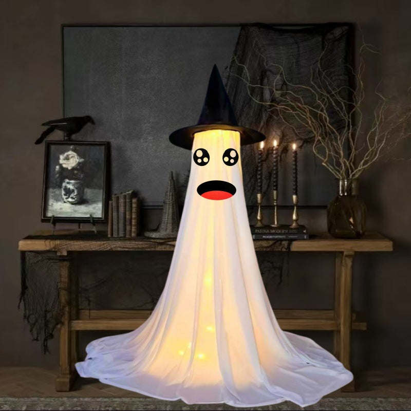 Spooky Ghost Yard Stake – Halloween Outdoor Decoration for Lawn & Garden