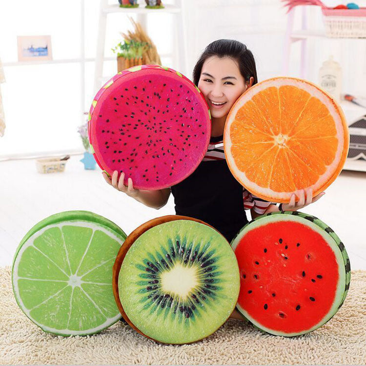 Lovely Fruit Throw Pillow – Cute Decorative Cushion for Sofa & Bedroom