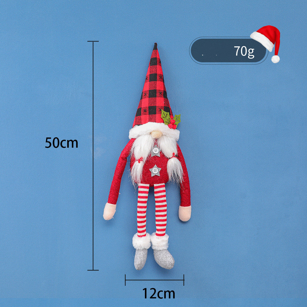 Christmas Santa Gnome Curtain Tiebacks – Holiday Home Decor