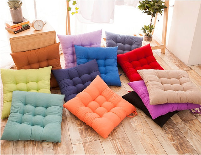 Solid Color Seat Cushion – Dining Chair, Stool & Tatami Floor Pad