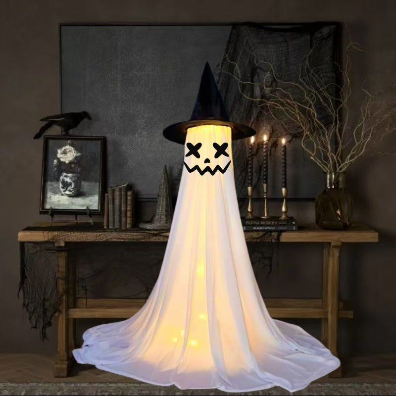 Spooky Ghost Yard Stake – Halloween Outdoor Decoration for Lawn & Garden