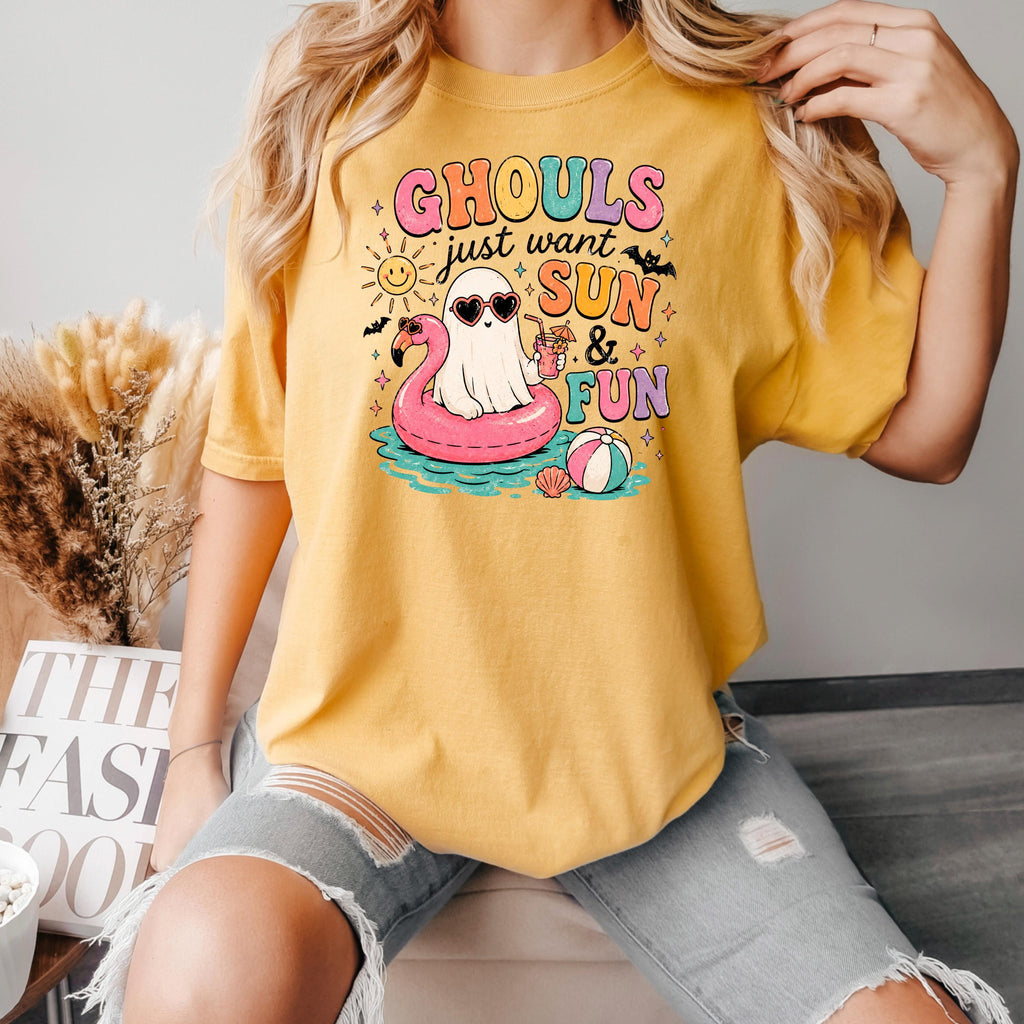 Summerween Shirt – Retro Spooky Beach Tee | Pastel Goth Halloween Summer Top