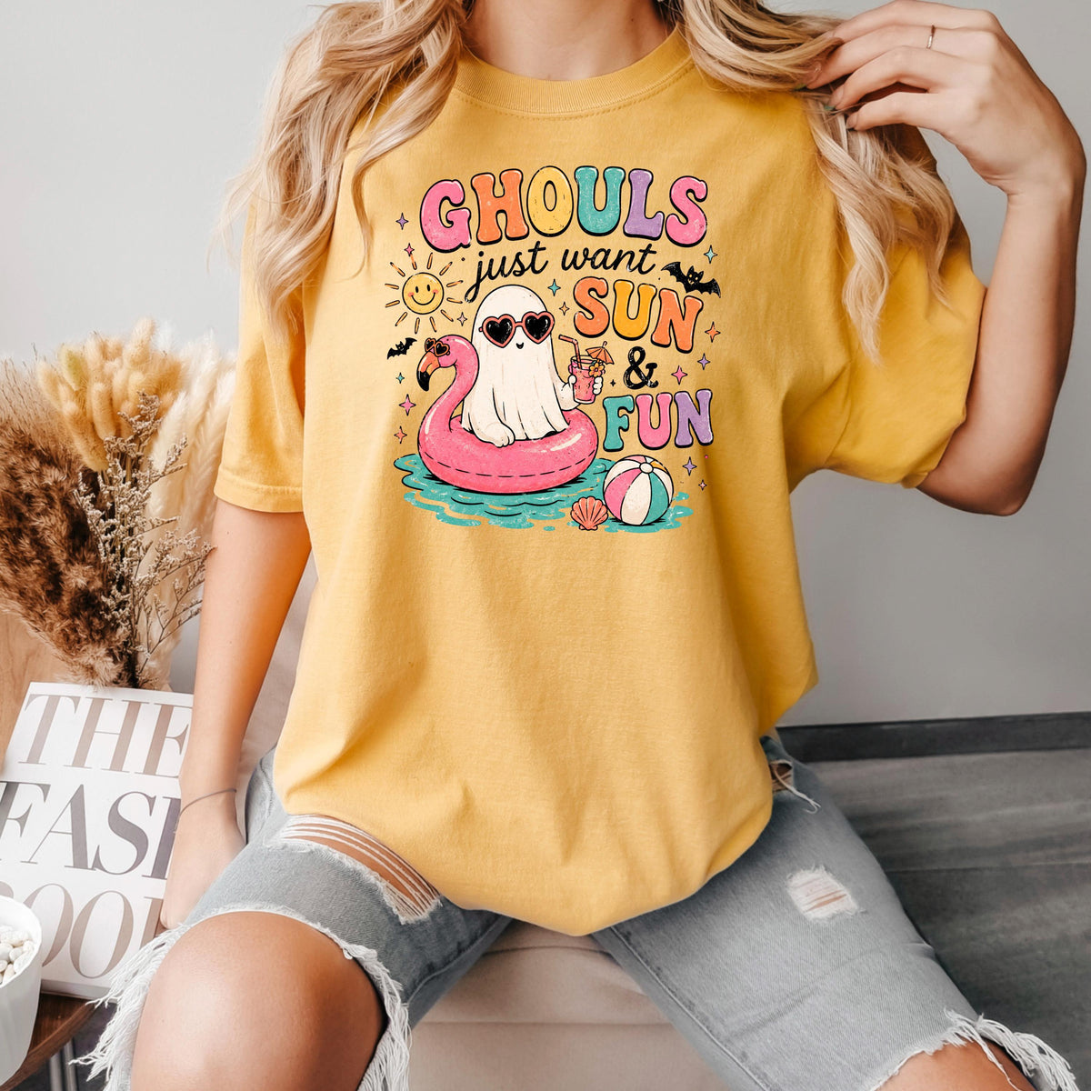 Summerween Shirt – Retro Spooky Beach Tee | Pastel Goth Halloween Summer Top