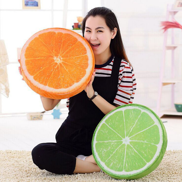 Lovely Fruit Throw Pillow – Cute Decorative Cushion for Sofa & Bedroom