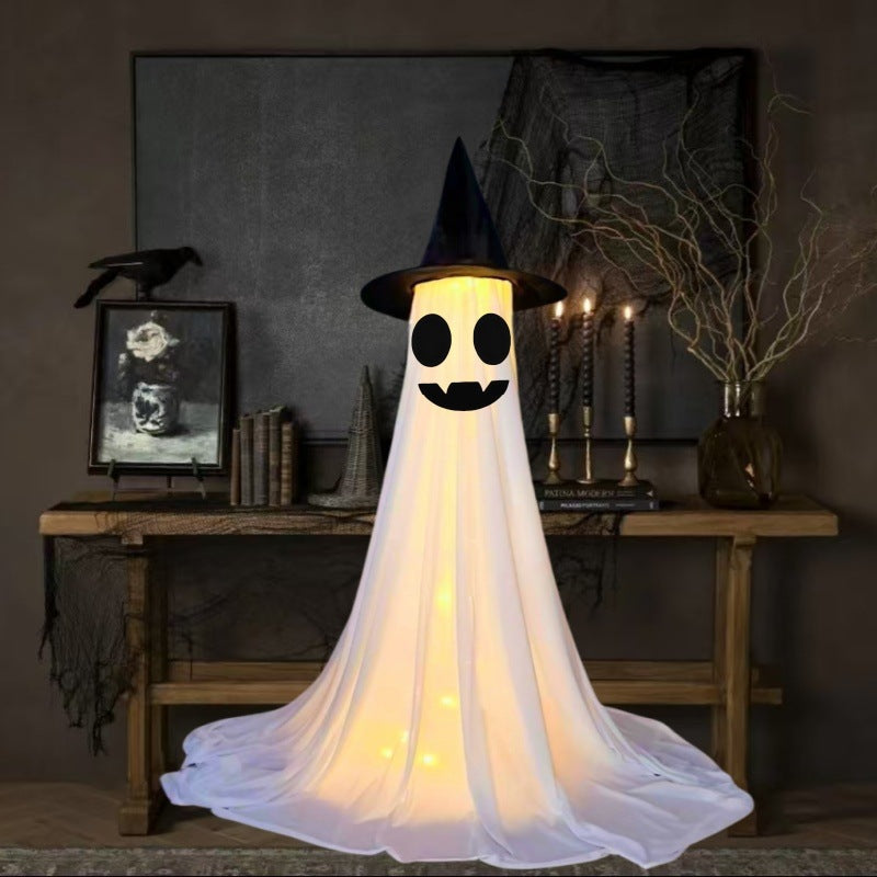 Spooky Ghost Yard Stake – Halloween Outdoor Decoration for Lawn & Garden