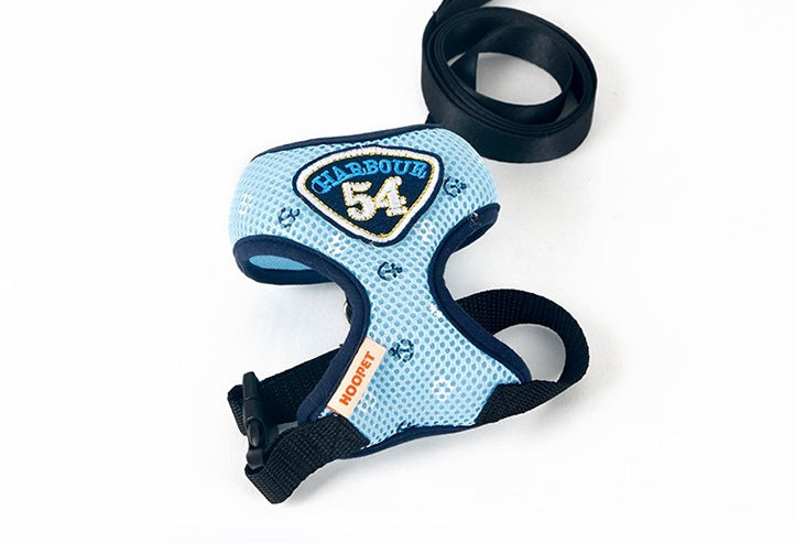 Nylon Dog Harness & Leash Set – Reflective, Adjustable, S & M