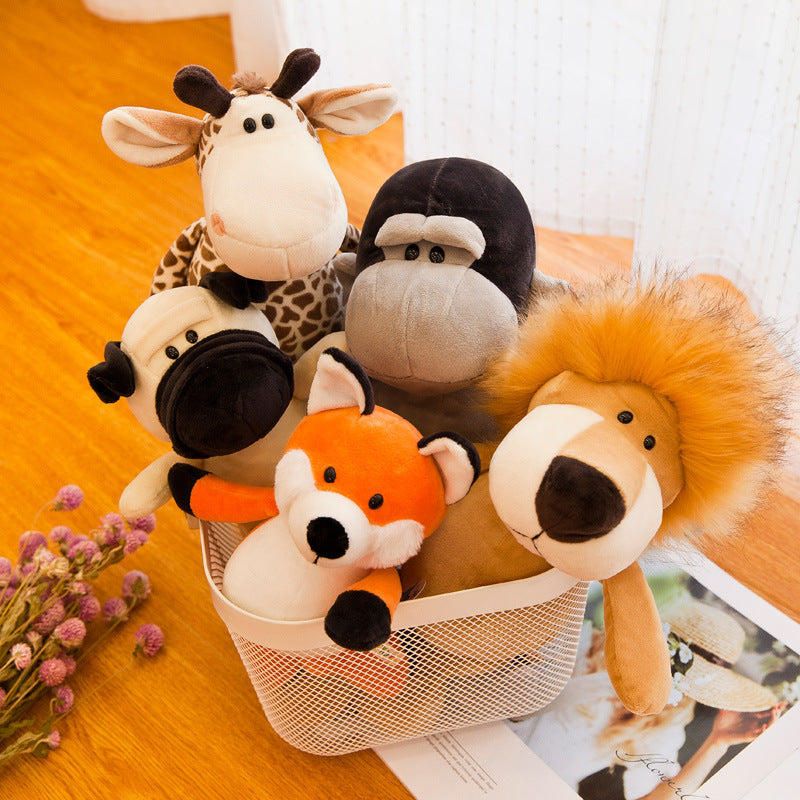 Jungle Animal Plush Toys - Soft Stuffed Safari Animals for Kids