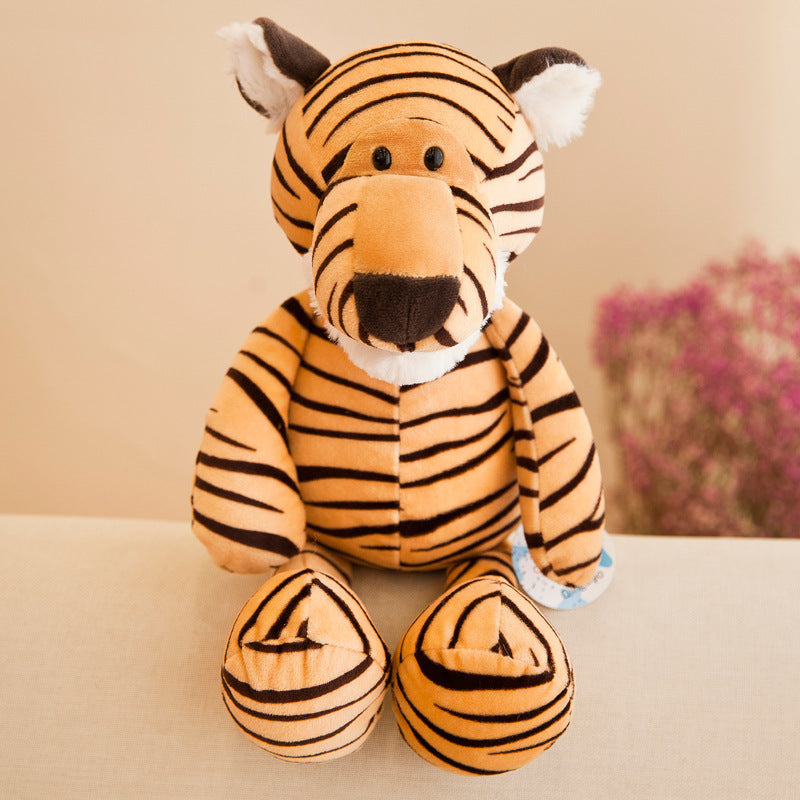 Jungle Animal Plush Toys - Soft Stuffed Safari Animals for Kids