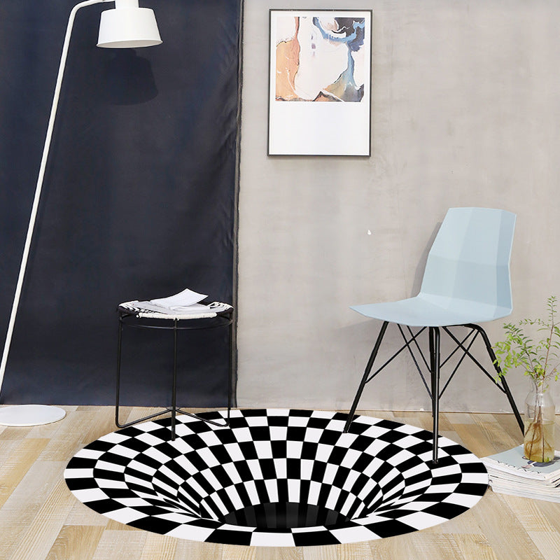 Mandala Pattern Washable Area Rug