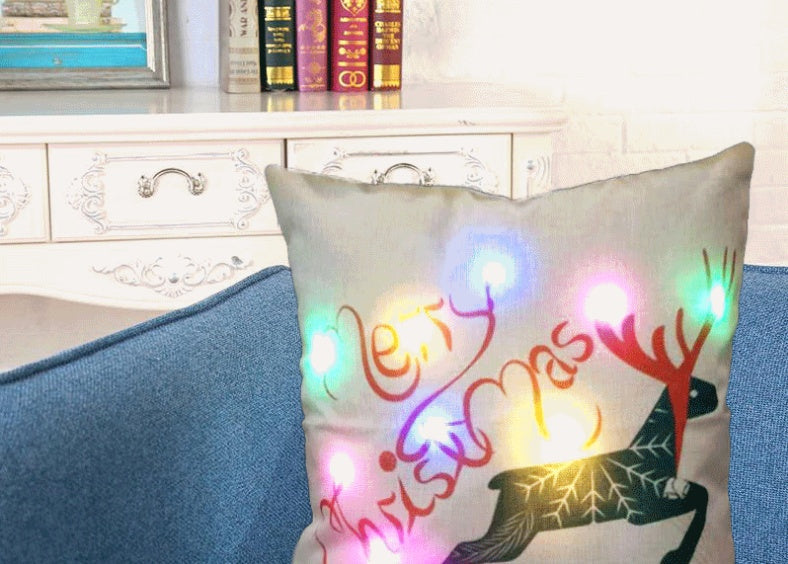 Luxury Linen Throw Pillow – Soft Decorative Cushion for Sofa & Bed