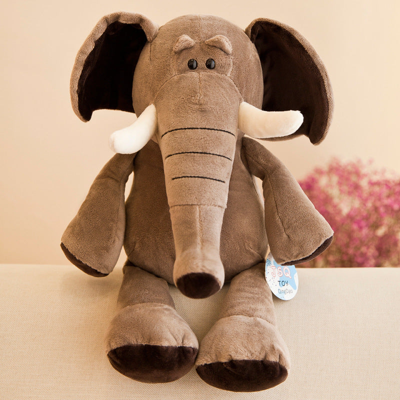 Jungle Animal Plush Toys - Soft Stuffed Safari Animals for Kids