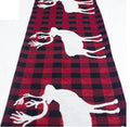 Christmas Elk & Snowman Table Runner