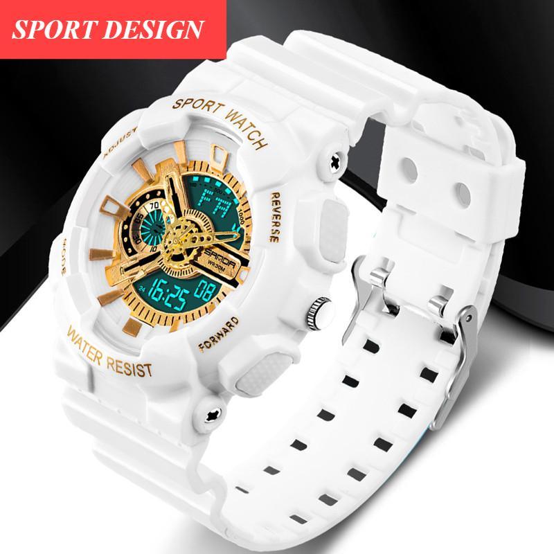 LED Analog-Digital Sports Watch for Men and Women