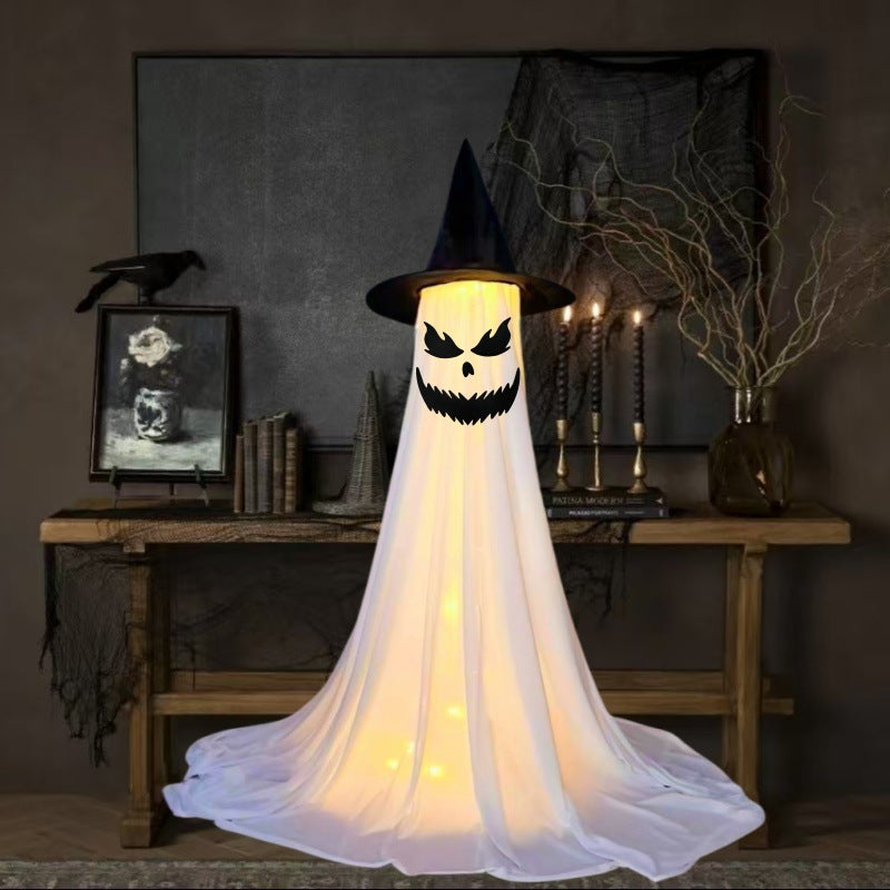 Spooky Ghost Yard Stake – Halloween Outdoor Decoration for Lawn & Garden
