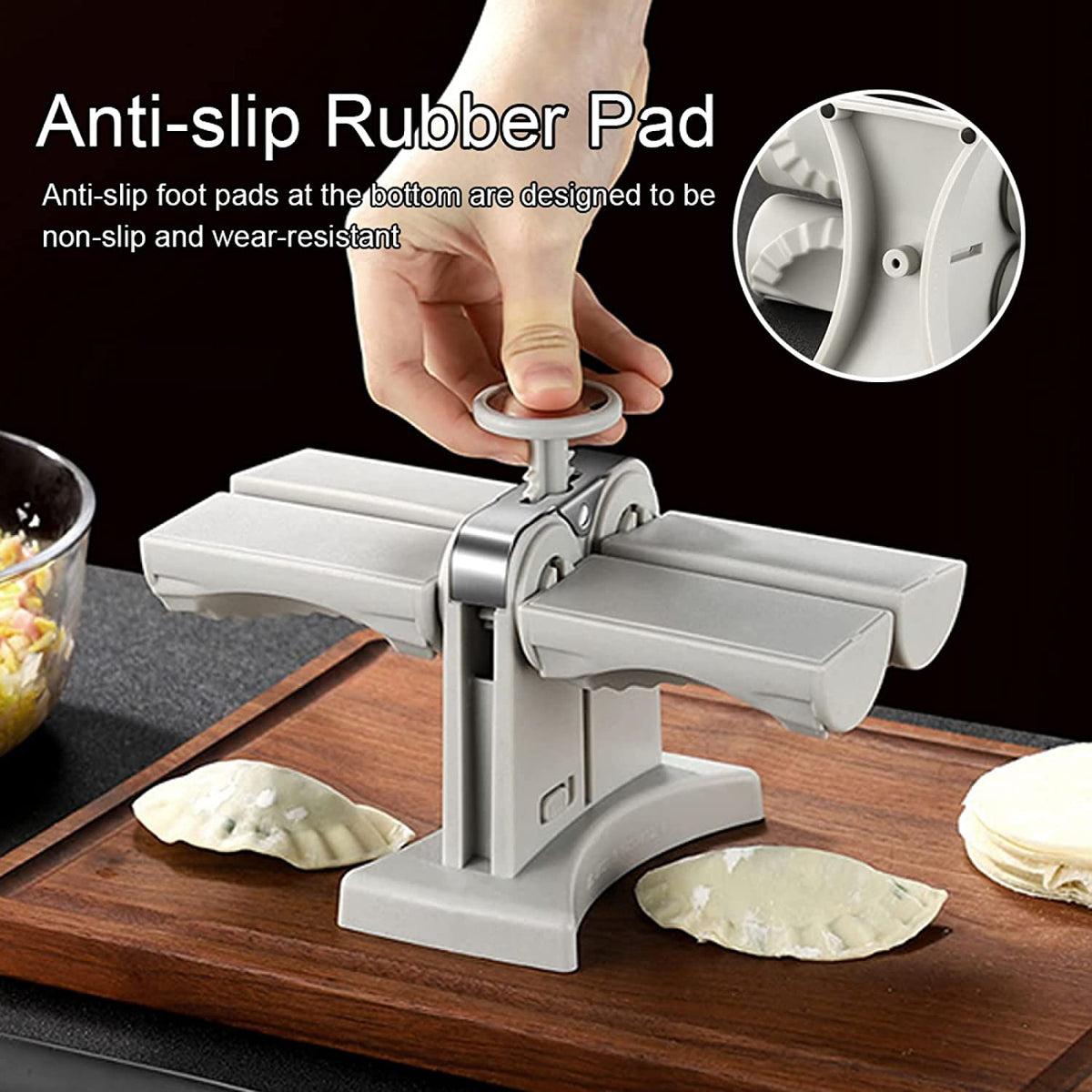 Double-Head Manual Dumpling Maker Press