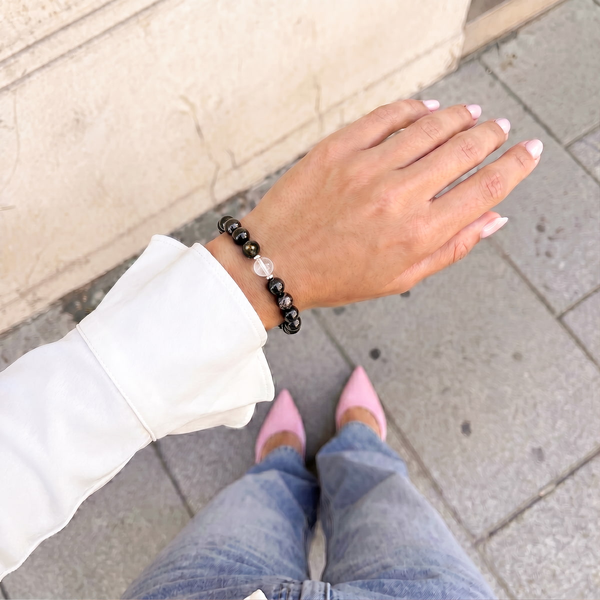 The Hypersthene Millionaire Manifestation Bracelet – Crystal Bracelet for Wealth & Abundance