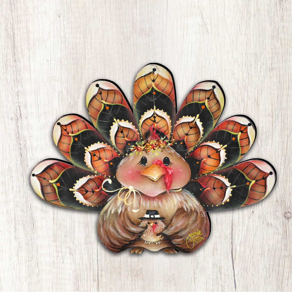Be Thankful Turkey Door Sitter – Cute Thanksgiving Home Decor