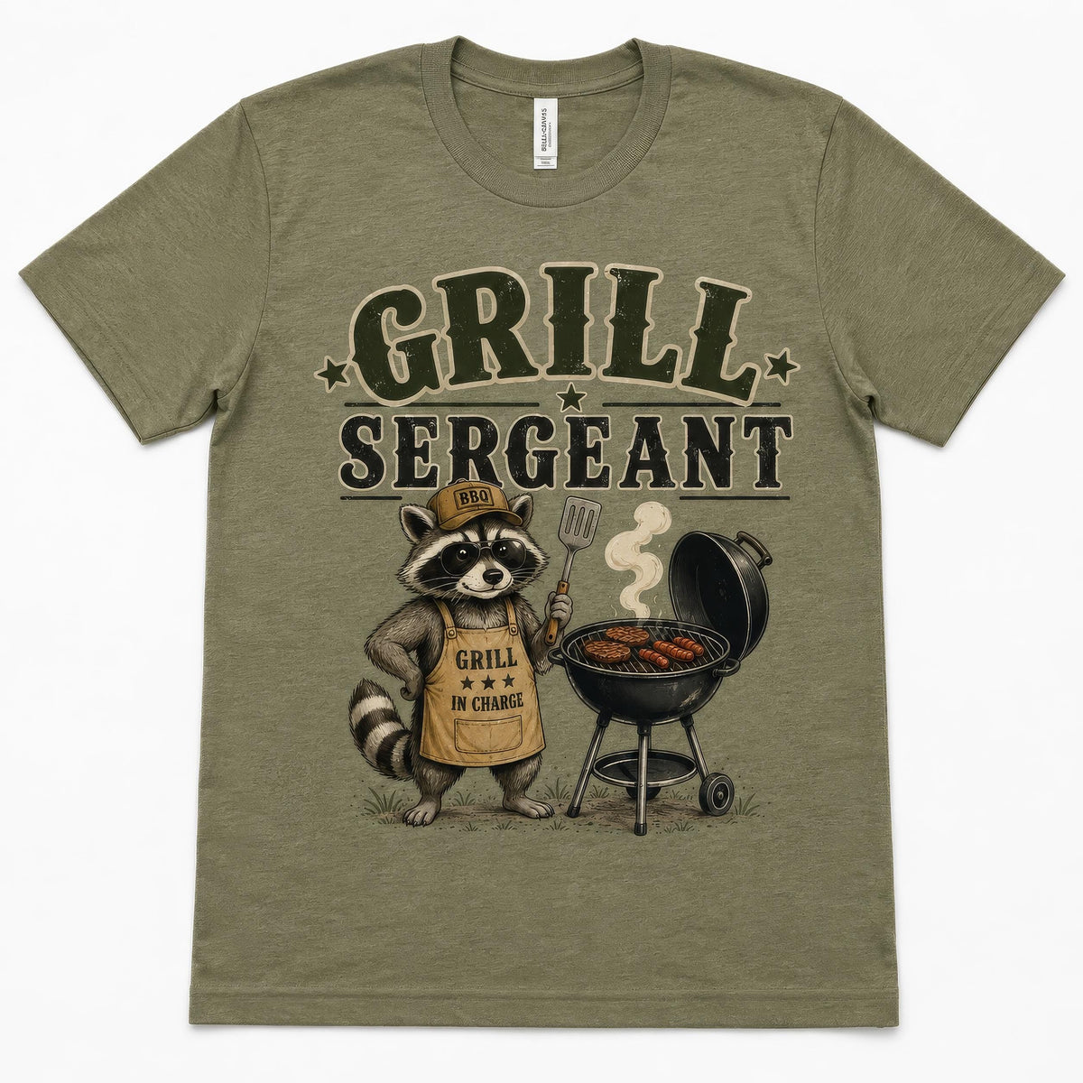 Grill Sergeant Shirt – Funny Dad Gift | BBQ Cookout & Backyard BBQ Tee