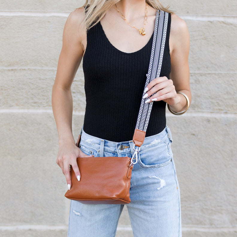 Aria Leather Compact Crossbody