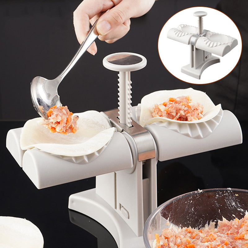 Double-Head Manual Dumpling Maker Press