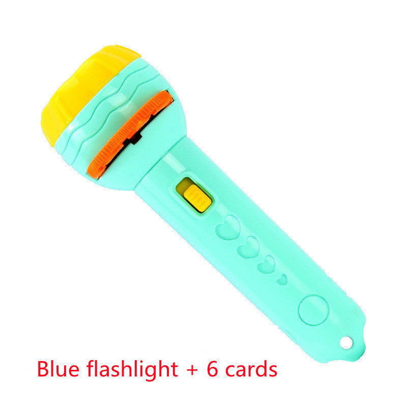 Cartoon Projection Flashlight – 80 Patterns Kids Projector Toy for Bedtime Stories