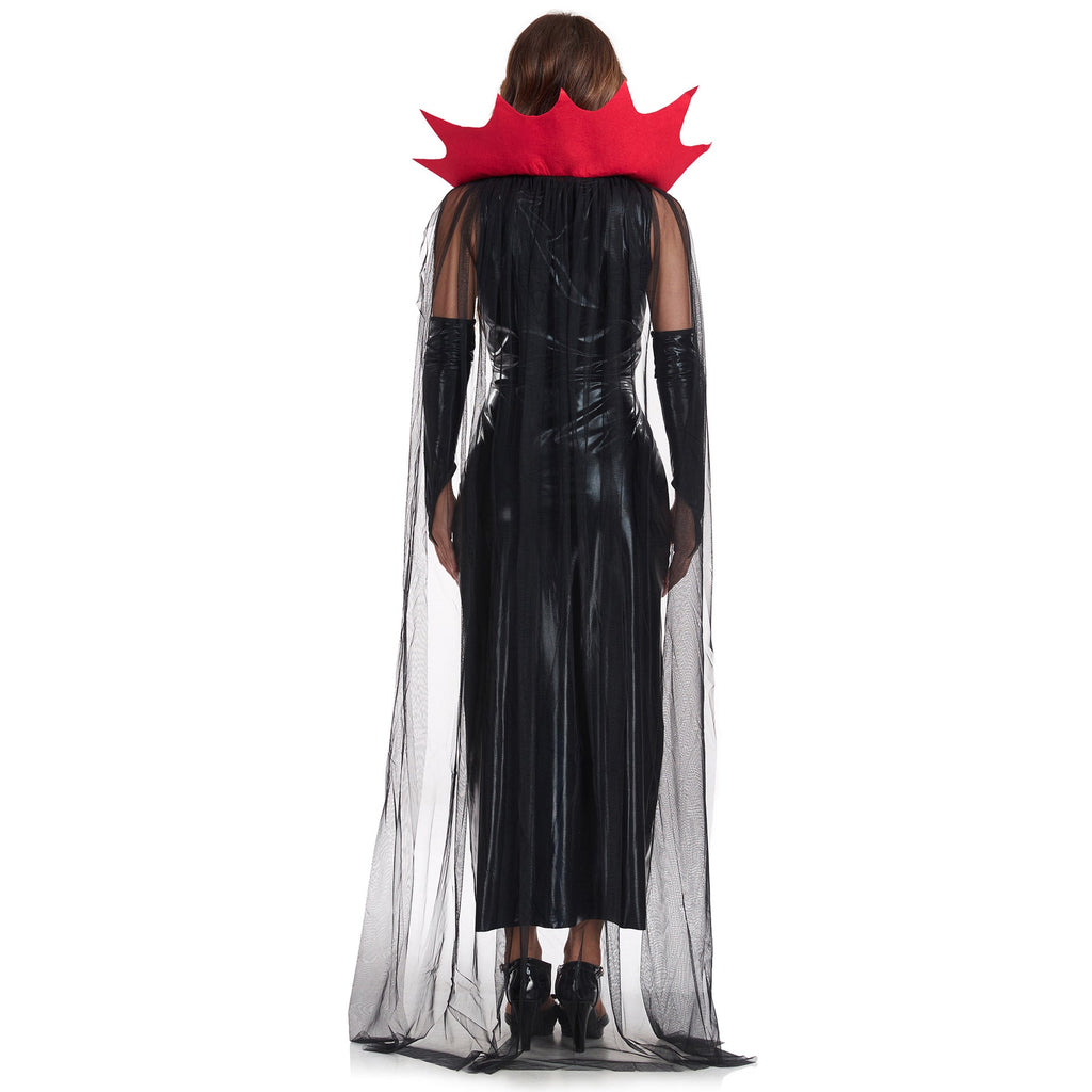 Halloween Witch Patent Leather Costume Set - Spooky Sexy Halloween Outfit