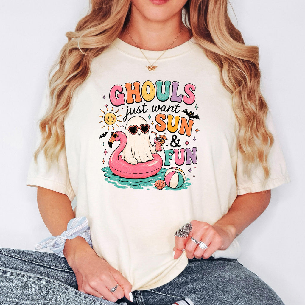 Summerween Shirt – Retro Spooky Beach Tee | Pastel Goth Halloween Summer Top