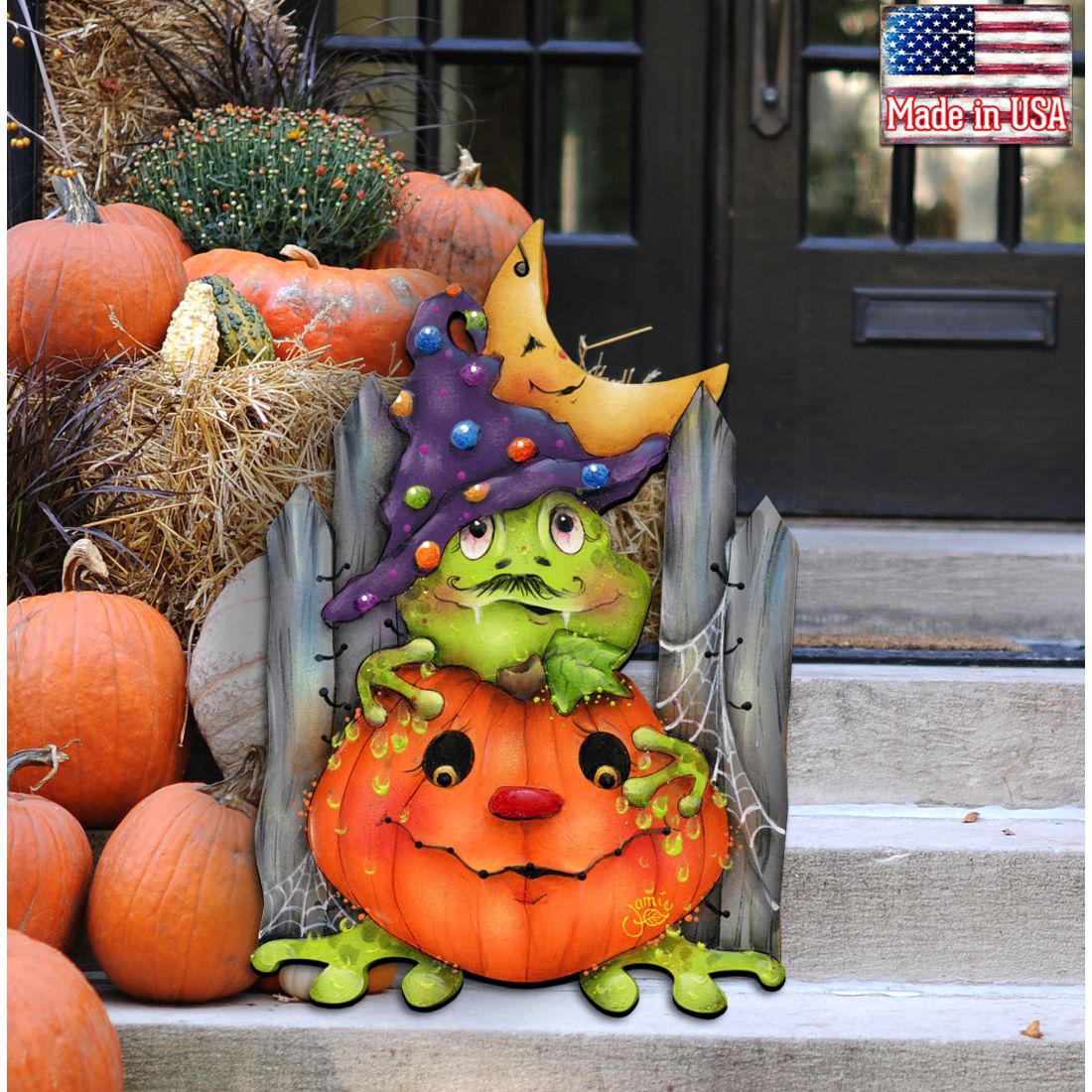 Jeepers Creepers Halloween Door Decor – Spooky Holiday Decoration for Home