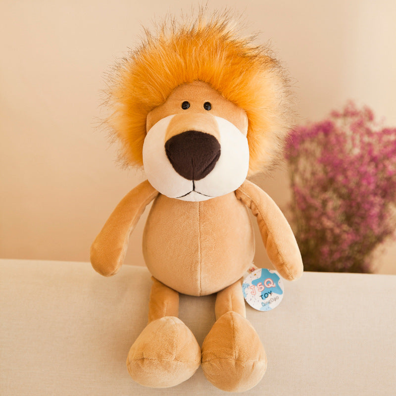 Jungle Animal Plush Toys - Soft Stuffed Safari Animals for Kids