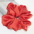 Oversized Satin Scrunchie Hair Tie – 16 Colors, Gentle & Stylish