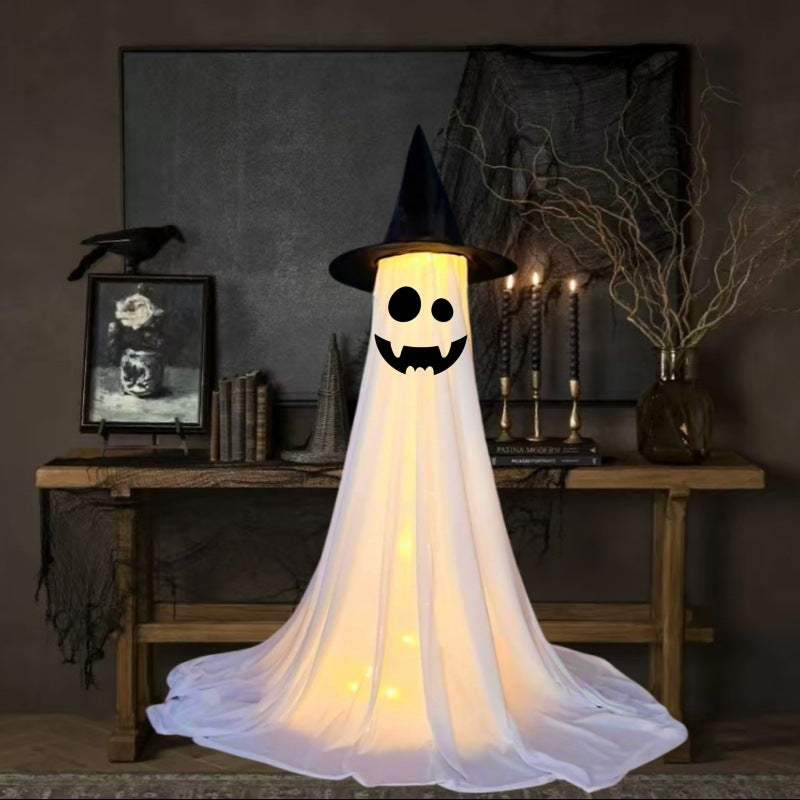 Spooky Ghost Yard Stake – Halloween Outdoor Decoration for Lawn & Garden