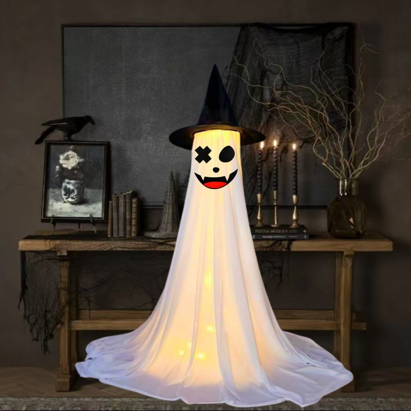 Spooky Ghost Yard Stake – Halloween Outdoor Decoration for Lawn & Garden