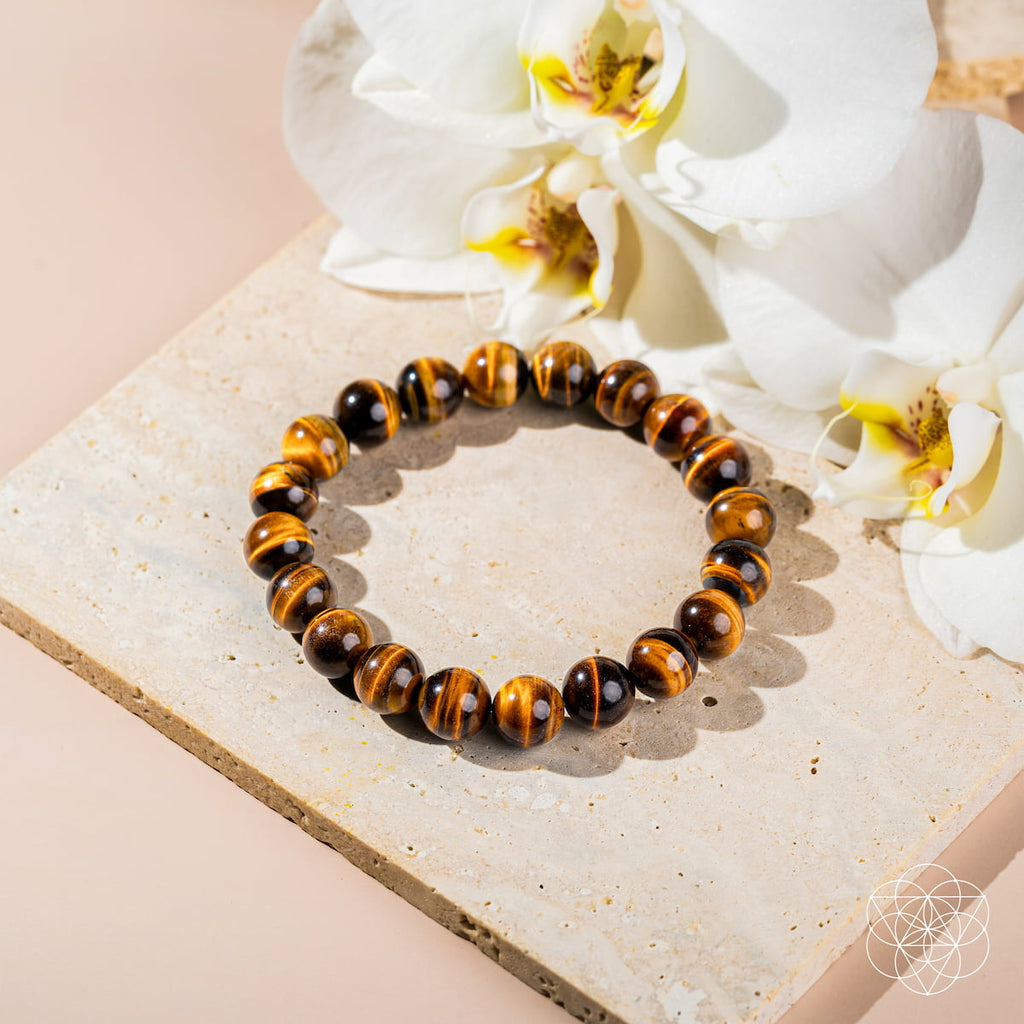 Built to Win – 7A Grade Tiger's Eye Bracelet for Confidence & Success