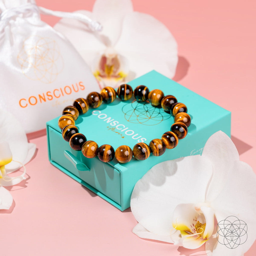 Built to Win – 7A Grade Tiger's Eye Bracelet for Confidence & Success