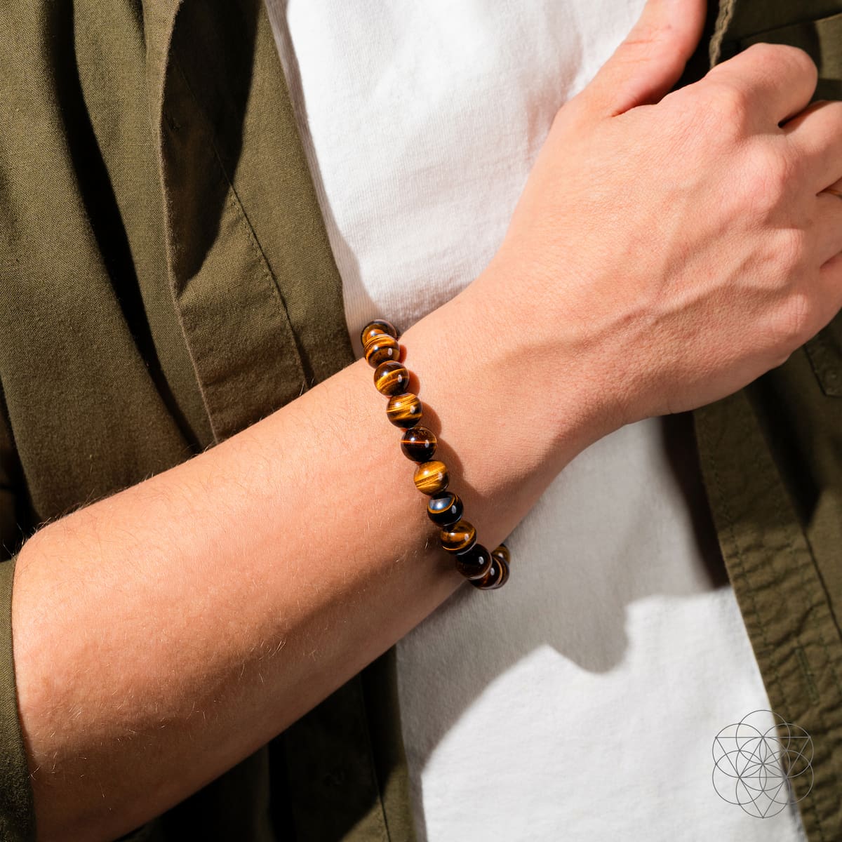 Built to Win – 7A Grade Tiger's Eye Bracelet for Confidence & Success