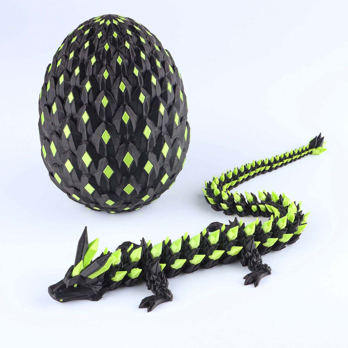 Crystal Dragon Fidget Toy – 3D Printed Articulated Fantasy Desk Piece