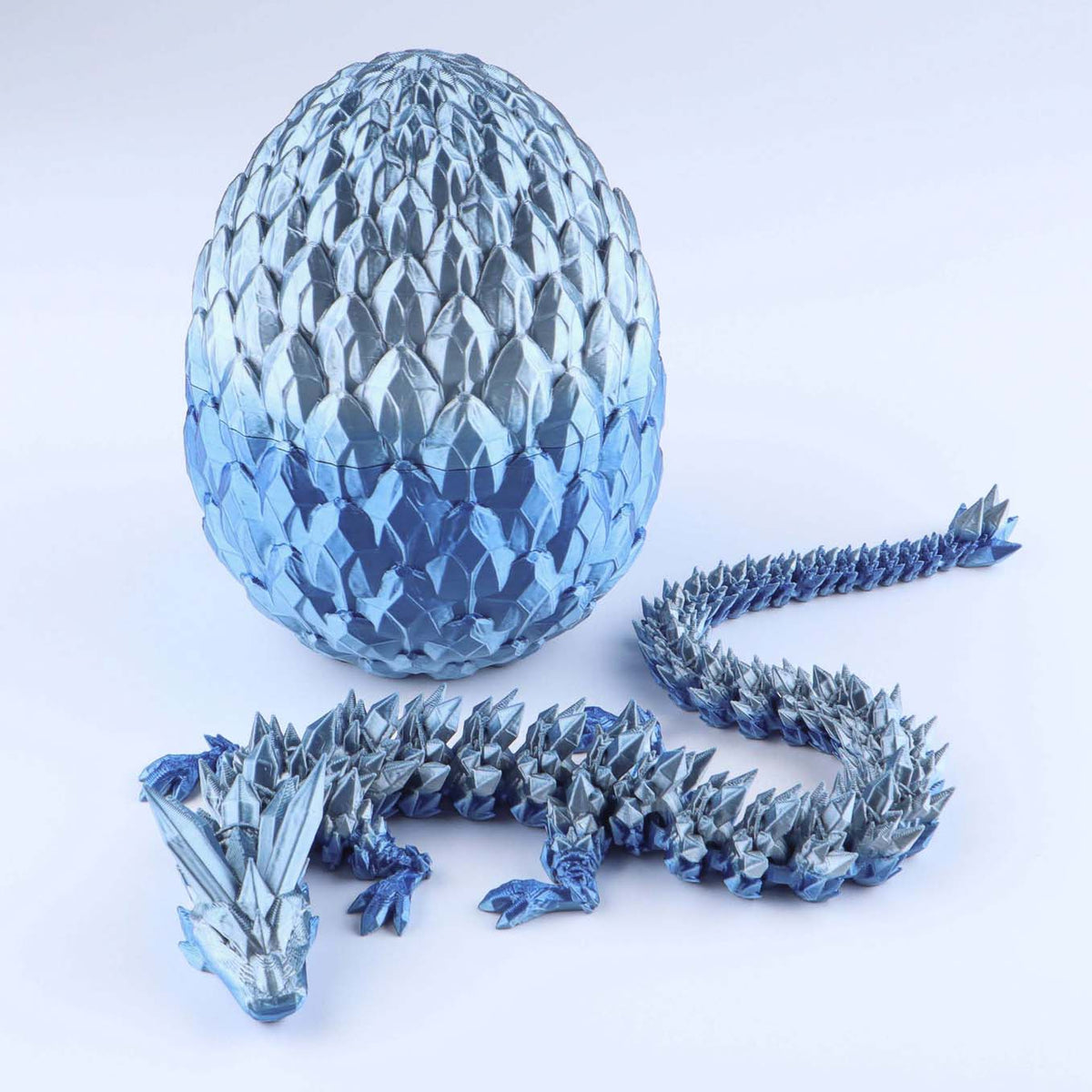 Crystal Dragon Fidget Toy – 3D Printed Articulated Fantasy Desk Piece