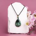 Seraphinite Crystal Pendant Necklace – Rare Angel Stone Healing Jewelry