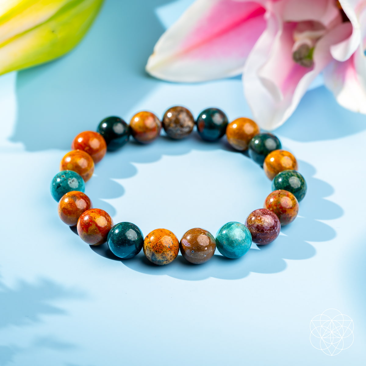Quiet My Mind – Ocean Jasper Bracelet for Calm & Inner Peace