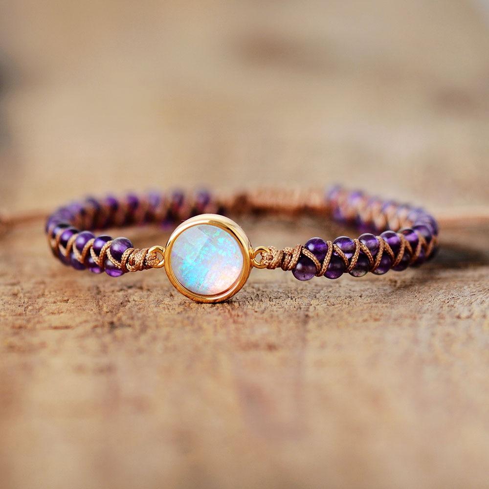 Handmade Luxury Wax Elegant Bracelet With Stone In Modern Colorful Design for Women