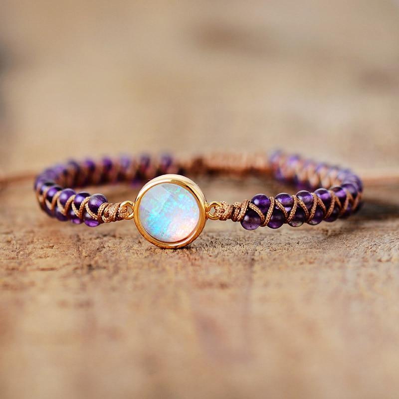 Handmade Luxury Wax Elegant Bracelet With Stone In Modern Colorful Design for Women